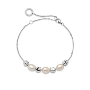 Paul Hewitt Armkette Ocean Pearl Marinium Ocean Steel Silbrig