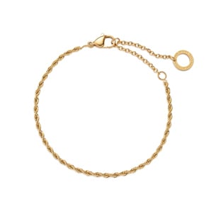Paul Hewitt Charm-Armkette Rope Chain Marinium Ocean Steel Goldig