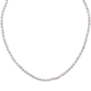Paul Hewitt Charm-Halskette Pearl Marinium Ocean Steel Silbrig