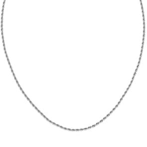 Paul Hewitt Charm-Halskette Rope Chain Marinium Ocean Steel Silbrig