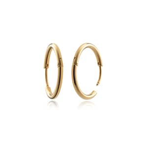 Paul Hewitt Charm-Créoles Hoops Marinium Ocean Steel Doré