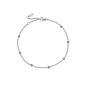 Paul Hewitt Bracelet de Cheville Rainbow Stones Argenté
