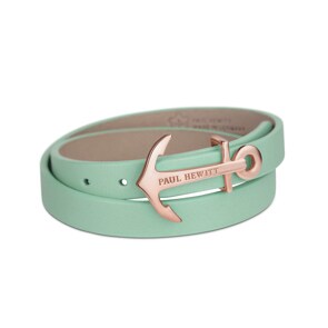 Paul Hewitt North Bound IP Or Rosé Enroulé Bracelet Cuir Bermuda