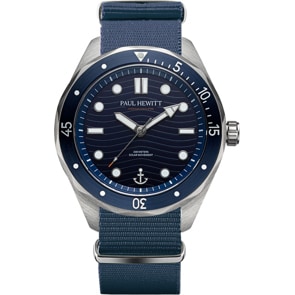 Paul Hewitt Ocean Diver Marinium Steel Nato Blau Ø 42