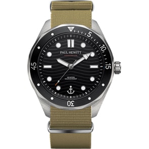 Paul Hewitt Ocean Diver Marinium Steel Nato Olive Ø 42