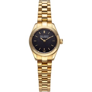 Paul Hewitt Petit Soleil Round Marinium Ocean Steel Ø 25 Goldig / Schwarz