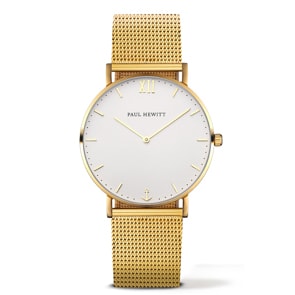 Paul Hewitt Sailor Line White Sand IP Gold Metal Ø 39