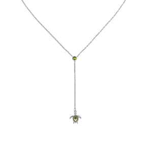 Paul Hewitt Y-Halskette Turtle Marinium Ocean Steel Silbrig