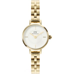 Daniel Wellington Petite Mini Arch 3-link White Gold