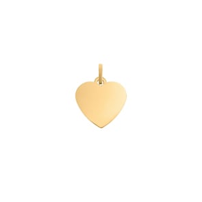 Plakette 375/9 K Gelbgold Herz