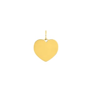 Plakette 375/9 K Gelbgold Herz