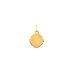 Plakette 750/18 K Gelbgold 13x15mm