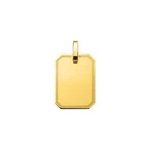 Plakette 750/18 K Gelbgold eingerahmt