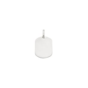 Plaquette or gris 750/18 ct tonneau 14x19mm