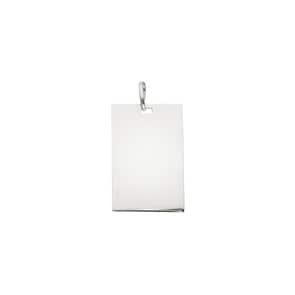 Plaquette Argent 925 rhodié 16x25mm