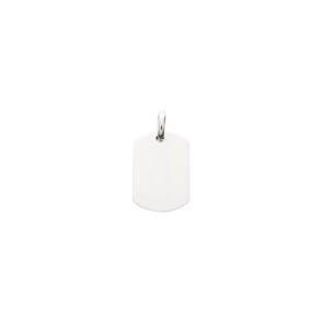 Plaquette Argent 925 rhodié 21 x 29mm