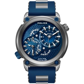 Police Boa Dual Time Blau / Grau