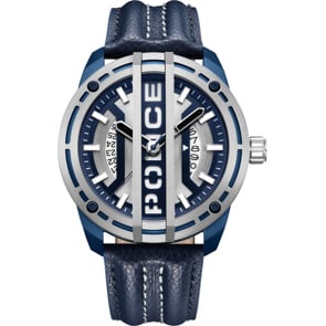 Police Fast Lane Date Silbrig / Blau