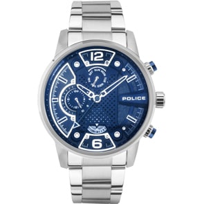 Police Lanshu Day-Date Blau