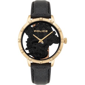 Police Marietas Gold Snake & Roses