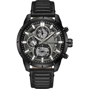 Police Neist Day Date Leder Schwarz