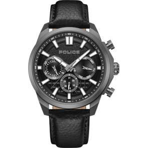 Police Rangy Day-Date Schwarz / Grau