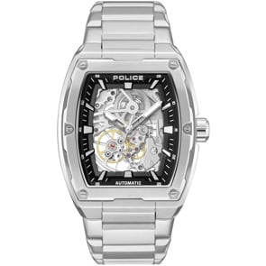 Police Skeletor Automatic Silbrig