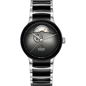 Rado Centrix L Automatik Open Heart Schwarz