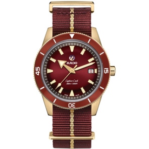 Rado Captain Cook XL Automatic Bronze / Red nato