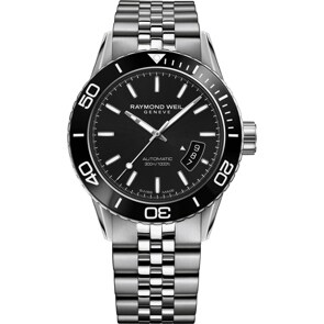 Raymond Weil Freelancer Diver Automatique Noir / Argent Ø 42mm