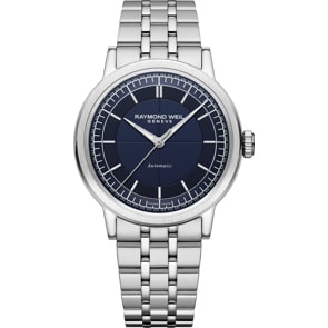 Raymond Weil Millesime Automatik Silbrig / Blau Ø 39mm