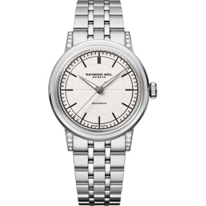 Raymond Weil Millesime Automatik Diamonds Creme Ø 35mm