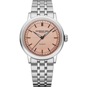 Raymond Weil Millesime Automatik Silbrig / Rosé Ø 39mm