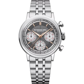 Raymond Weil Millesime Chronograph Anthrazit Ø 39.5mm