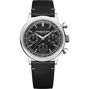 Raymond Weil Millesime Chronograph Schwarz Ø 39.5mm