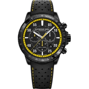 Raymond Weil Tango 300 Chronograph Noir / Jaune Ø 43mm