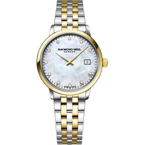 Raymond Weil Toccata Diamond Bicolor / Perlmutt Ø 29mm