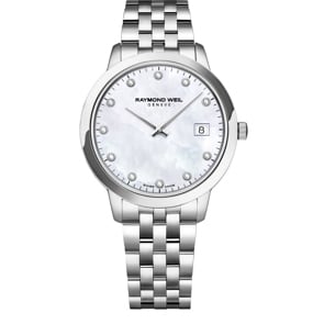 Raymond Weil Toccata Diamond Silber / Perlmutt Ø 34mm