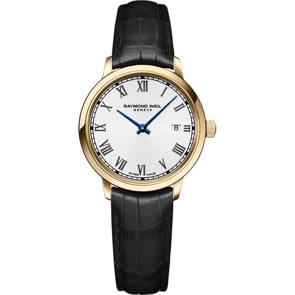 Raymond Weil Toccata Schwarz / Goldig Ø 29mm