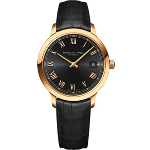 Raymond Weil Toccata Schwarz / Goldig Ø 34mm