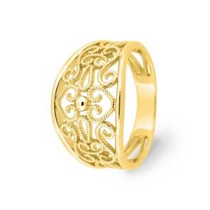 Ring 750/18 K Gelbgold Fantasie