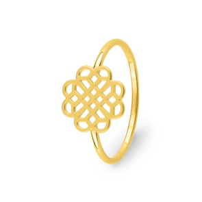 Ring 750/18 K Gelbgold Fantasie