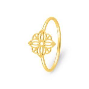 Ring 750/18 K Gelbgold Fantasie