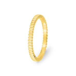 Ring 750/18 K Gelbgold geometrisch