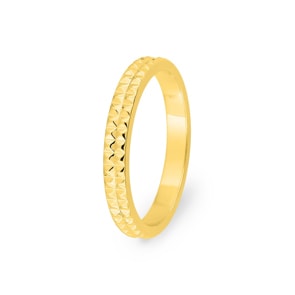 Ring 750/18 K Gelbgold Nieten