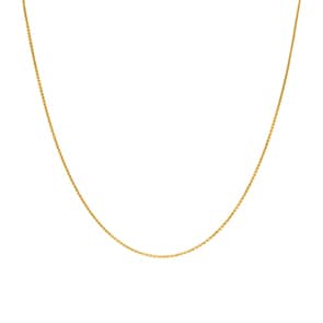 Rundankerkette 750/18 K Gelbgold 0.9mm