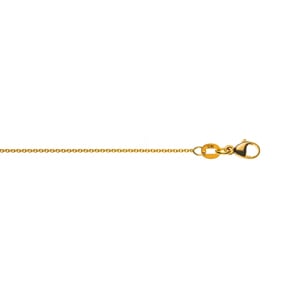 Rundankerkette 750/18 K Gelbgold 1.1mm