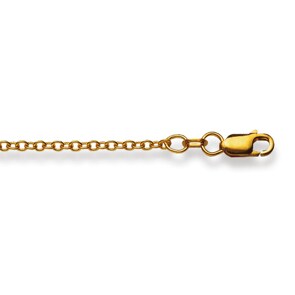 Collier forçat rond or jaune 750/18 ct 2.0mm