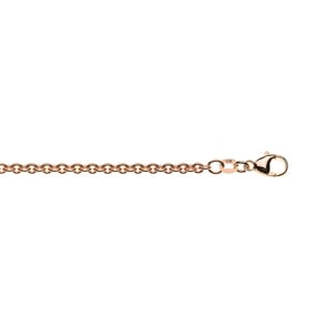 Rundankerkette 750/18 K Rotgold 3.1mm