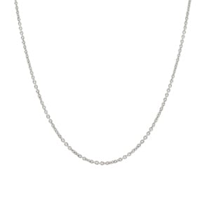 Collier forçat rond or gris 750/18 ct 1.9mm